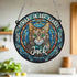 Cat Tabby Memorial Stained Glass Effect Suncatcher